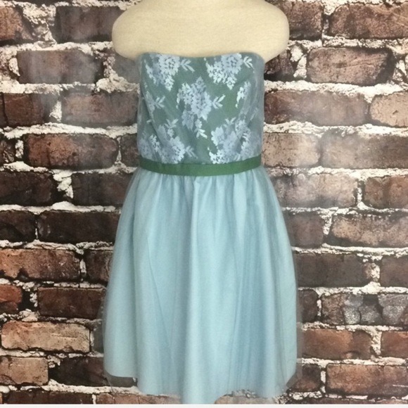 B2 Jasmine Dress Party Bridesmaid Short Blue 10 - Picture 1 of 7